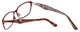 Vera Wang Designer Eyeglasses V328 in Ruby 53mm