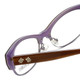 Corinne McCormack Designer Eyeglasses Delancey in Stripe-Demi 53mm