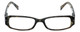 Corinne McCormack Designer Eyeglasses Libby in Gold-Snake-Skin 50mm Rx