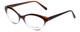 Valerie Spencer Designer Eyeglasses VS9312-BRN in Brown/Lilac Crystal 53mm Rx
