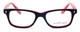 Ernest Hemingway Designer Eyeglasses H4617 (Small Size) in Black-Red 48mm