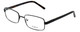 Big and Tall Designer Eyeglasses Big-And-Tall-1-Black in Black 60mm Rx