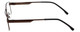 Big and Tall Designer Eyeglasses Big-And-Tall-16-Brown in Brown 59mm Rx
