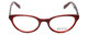 Ecru Designer Eyeglasses Daltrey-005 in Red 50mm