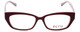 Ecru Designer Eyeglasses Bowie-001 in Wine 50mm