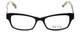 Ecru Designer Eyeglasses Stefani-028 in Ink 50mm