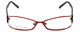 Moda Vision Designer Eyeglasses FG6501E-RED in Red 53mm