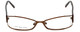 Moda Vision Designer Eyeglasses FG6501E-BRN in Brown 53mm
