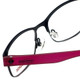 Converse Designer Eyeglasses K016-Black in Black and Pink 50mm