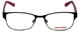 Converse Designer Eyeglasses K016-Black in Black and Pink 50mm