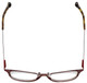 Jonathan Adler Designer Eyeglasses JA110-Burgundy in Burgundy Gold 51mm