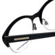 Jonathan Adler Designer Eyeglasses JA101-Black in Black 52mm
