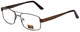 Gotham Style Designer Eyeglasses GS15-ABRN in Antique Brown 56mm