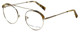 Kendall + Kylie Designer Eyeglasses Stacie KKO130-718 in Light Gold 48mm