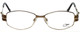 Cazal Designer Eyeglasses Cazal-1089-004 in Brown Leopard Gold 52mm