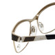 Cazal Designer Eyeglasses Cazal-4227-001 in Black Gold 53mm Rx