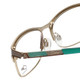 Cazal Designer Eyeglasses Cazal-4233-003 in Gold Green 53mm