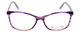 Vivid Designer Reading Eyeglasses 893 Marble Purple/Lavender 52 mm