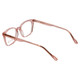 Vivid Designer Reading Eyeglasses 912 Crystal Rose Pink Clear 51