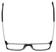 Vivid Designer Reading Eye Glasses 891 in Black/Crystal Clear 55 mm