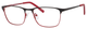 Ernest Hemingway H4818 Unisex Oval Frame Eyeglasses in Black/Red 54 mm RX