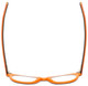 Top View of Eyebobs Florence 2746-77 Designer Single Vision Prescription Rx Eyeglasses in Deep Purple Orange Ladies Cateye Full Rim Acetate 47 mm
