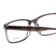 Close Up View of Enhance EN4038 Designer Bi-Focal Prescription Rx Eyeglasses in Dark Grey Crystal Mens Classic Full Rim Acetate 60 mm