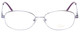Front View of Jubilee J5877 Designer Progressive Lens Prescription Rx Eyeglasses in Purple Mens Oval Full Rim Metal 59 mm