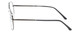 Side View of Jubilee J5801 Designer Progressive Lens Prescription Rx Eyeglasses in Gunmetal Black Mens Aviator Full Rim Metal 62 mm