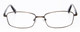 Front View of John Varvatos V150-GUN Designer Progressive Lens Prescription Rx Eyeglasses in Antique Gun Metal Unisex Rectangle Full Rim Metal 56 mm