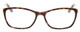 Front View of Vera Bradley Larissa Designer Bi-Focal Prescription Rx Eyeglasses in Rosewood Purple Tortoise Havana Ladies Classic Full Rim Acetate 54 mm