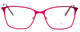 Front View of Vera Bradley Lucy Designer Single Vision Prescription Rx Eyeglasses in Pop Art Pink Purple Ladies Cateye Full Rim Metal 54 mm