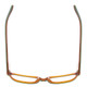 Top View of Marie Claire MC6230-FOR Designer Progressive Lens Prescription Rx Eyeglasses in Forest Green Black Orange Ladies Classic Full Rim Acetate 48 mm