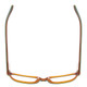 Top View of Marie Claire MC6230-FOR Designer Single Vision Prescription Rx Eyeglasses in Forest Green Black Orange Ladies Classic Full Rim Acetate 48 mm