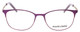 Front View of Marie Claire MC6216-PGD Designer Single Vision Prescription Rx Eyeglasses in Purple Gold Ladies Classic Full Rim Stainless Steel 51 mm