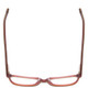 Top View of Marie Claire MC6230-BUR Designer Bi-Focal Prescription Rx Eyeglasses in Burgundy Red Brown Orange Ladies Classic Full Rim Acetate 48 mm