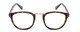 Front View of Scott&Zelda SZ7436 Designer Progressive Lens Prescription Rx Eyeglasses in Tortoise Havana Brown Gold Silver Studs Unisex Oval Full Rim Acetate 49 mm