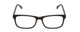 Front View of Ernest Hemingway H4807 Designer Progressive Lens Prescription Rx Eyeglasses in Matte Black Unisex Square Full Rim Acetate 54 mm