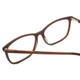 Close Up View of Ernest Hemingway H4848 Designer Progressive Lens Prescription Rx Eyeglasses in Matte/Gloss Auburn Brown Unisex Cateye Full Rim Acetate 54 mm