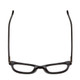 Top View of Ernest Hemingway H4901 Designer Bi-Focal Prescription Rx Eyeglasses in Gloss Black Ladies Cateye Full Rim Acetate 51 mm