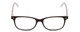Front View of Ernest Hemingway H4617 Designer Bi-Focal Prescription Rx Eyeglasses in Matte Black Crystal Unisex Cateye Full Rim Acetate 56 mm