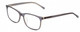 Profile View of Prive Revaux In The Zone Designer Bi-Focal Prescription Rx Eyeglasses in Crystal Slate Grey Unisex Classic Full Rim Acetate 56 mm
