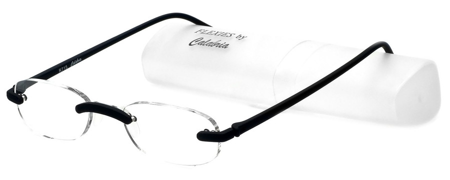 Calabria 715 Flexie Reading Glasses Rimless Light Flexible 85Color&Power Choose