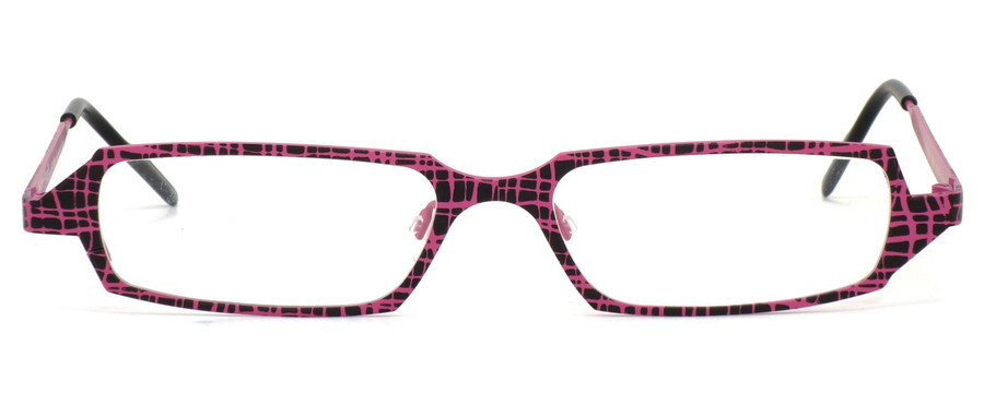 Harry Lary's French Optical Eyewear Vernity in Pink Black (588)