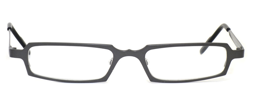 Harry Lary's French Designer Reading Glasses Hutchy 329 in Gunmetal Silver Black
