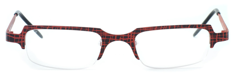 Harry Lary's French Optical Eyewear Kulty in Red Black (504) CHOOSE 21 STRENGTHS