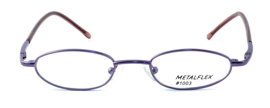 Calabria Metal Flex X-Small Kids 40 mm Designer Reading Glasses 1003 in Purple