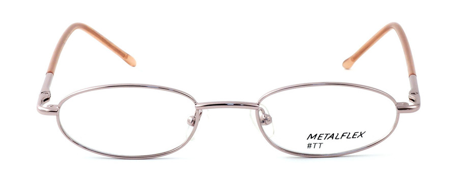 Calabria Kids Fit Metal Flex by Vivid Designer Reading Glasses TT in Pink