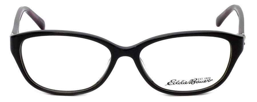 Eddie Bauer Designer Reading Glasses EB8606 in Black-Purple 54mm