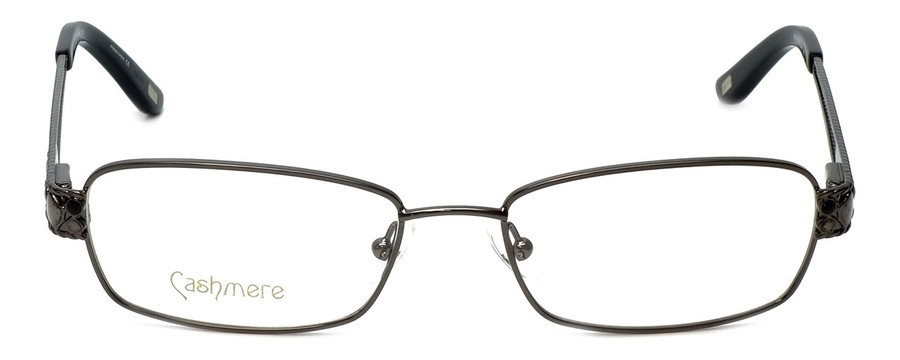 Silver Dollar Designer Reading Glasses Cashmere 446 in Graphite 53mm